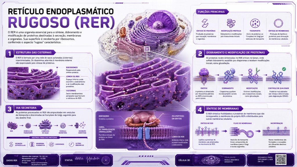 Retículo Endoplasmático Rugoso (RER)