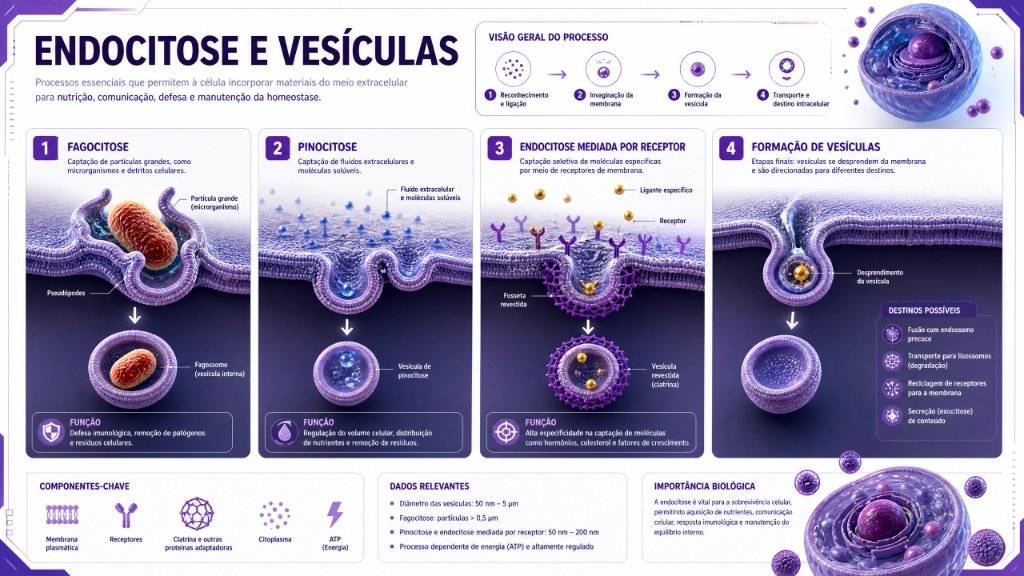 Endocitose e Vesículas
